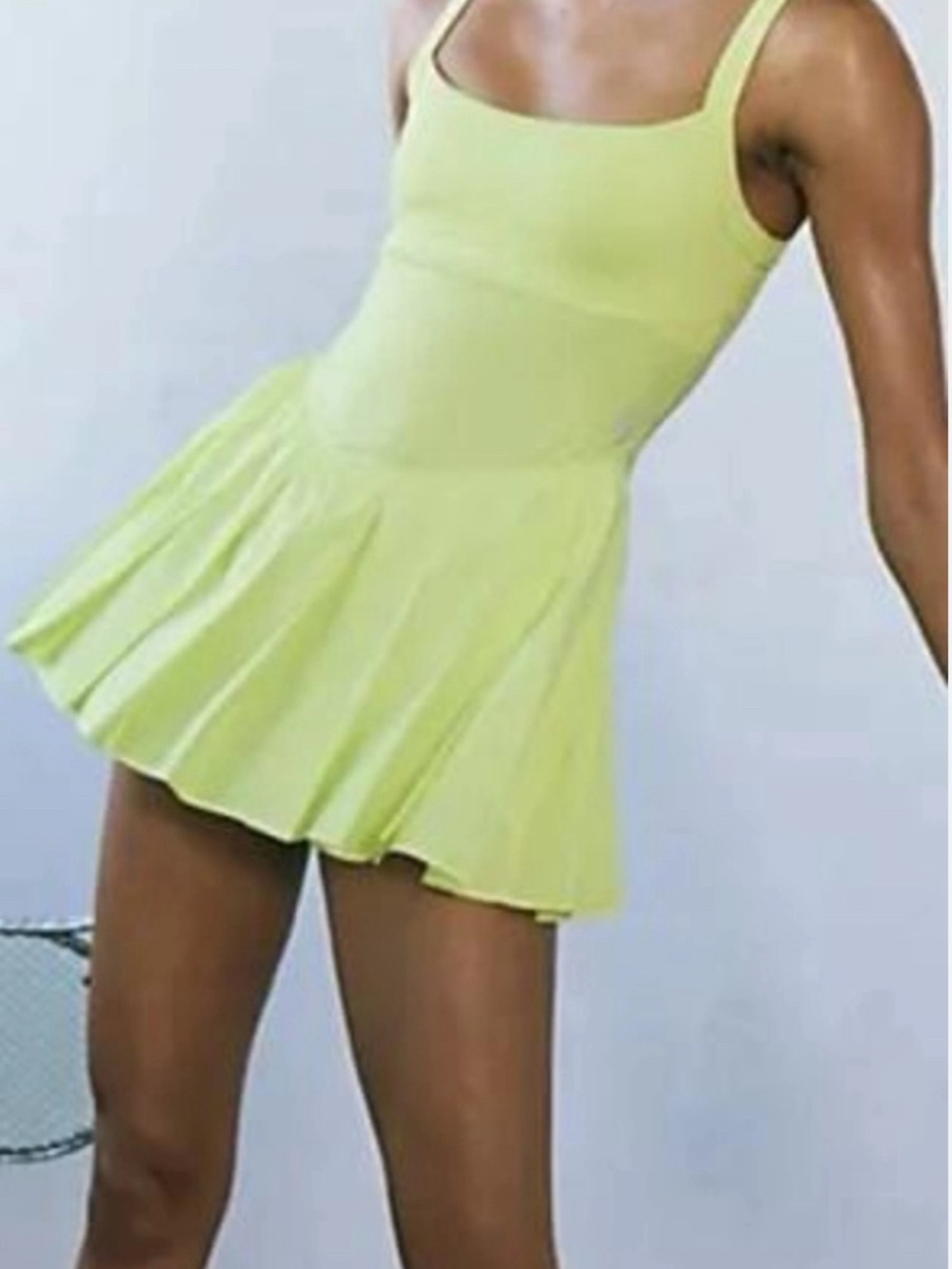FP Freepeople swing of things skortsie yellow NWT M